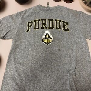 Purdue University Gray Short Sleeve Tee